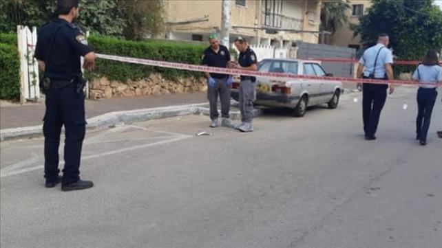 זירת אירוע דקירה בחיפה