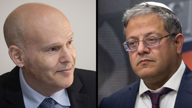 השר בן גביר ופרקליט המדינה עמית איסמן