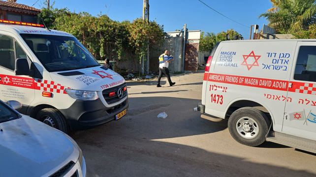 זירת הרצח בלוד