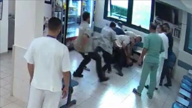 תיעוד התקיפה בבית החולים פוריה, 12.10.19