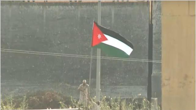 דגל ירדן מונף מעל אי השלום, 10.11.19