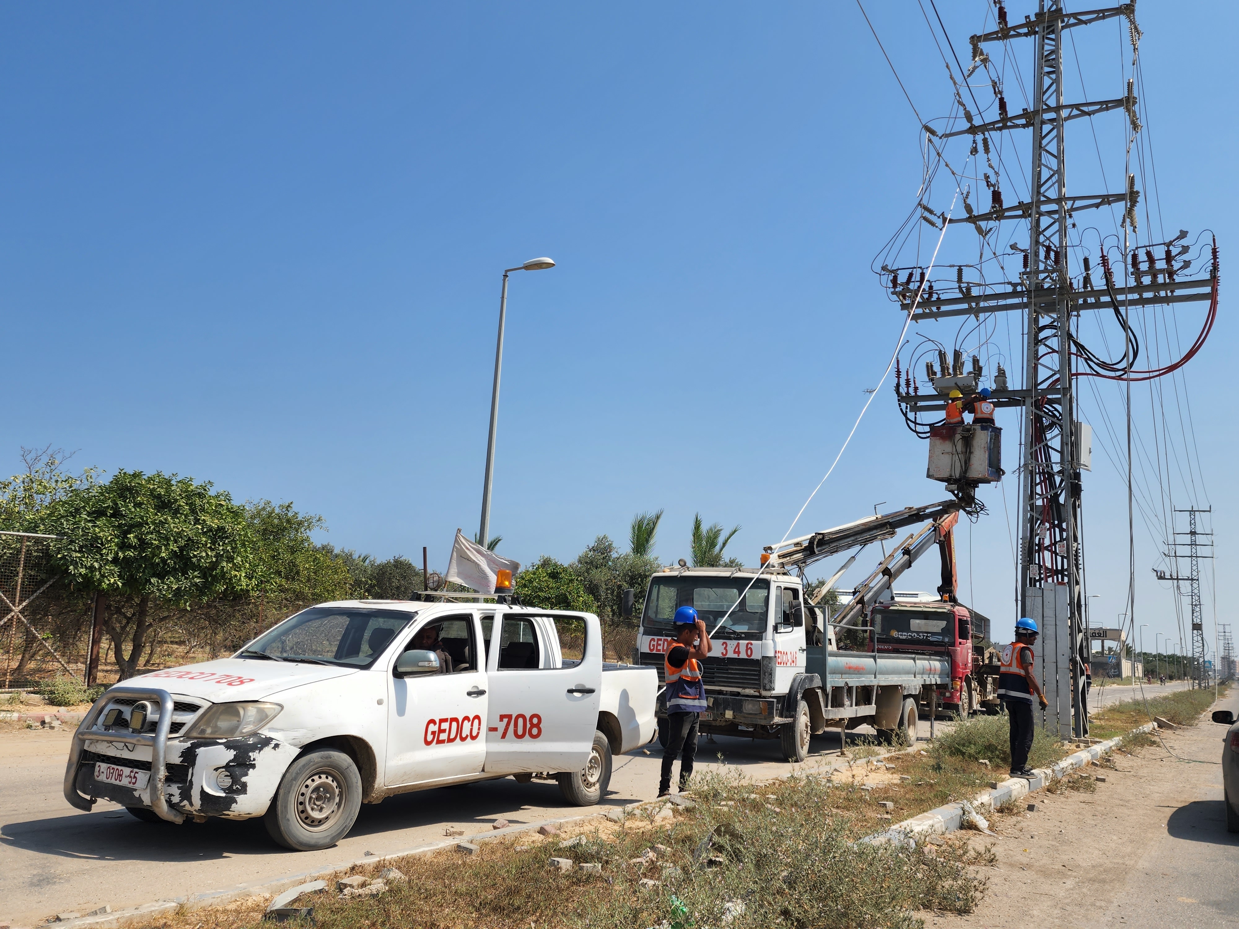 חברת החשמל העזתית מכינה תשתית לחיבור כבלים עבור העברת חשמל מישראל