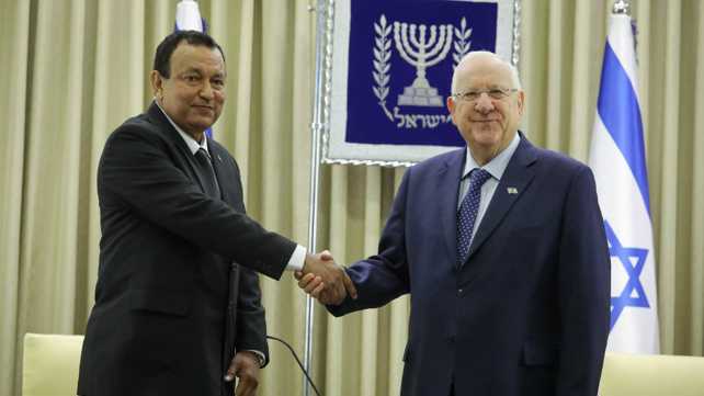 נשיא המדינה ריבלין ונשיא הונדורס הרננדס