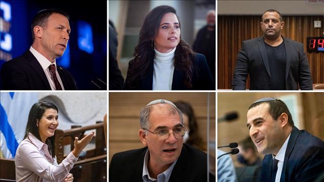 איילת שקד, ניר אורבך, יום טוב כלפון, שירלי פינטון, אביר קארה, מתן כהנא