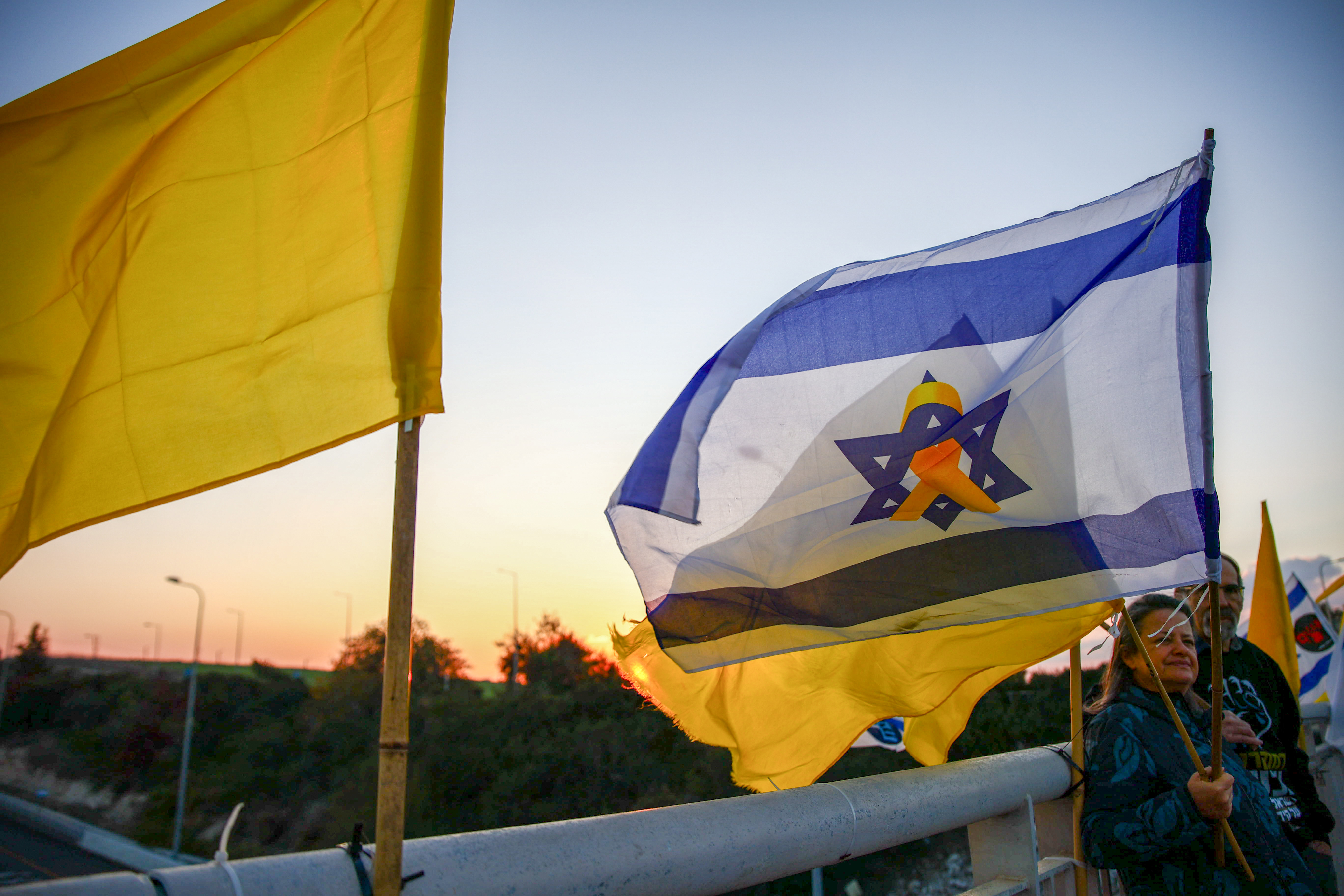 הפגנה למען החטופים ביוקנעם