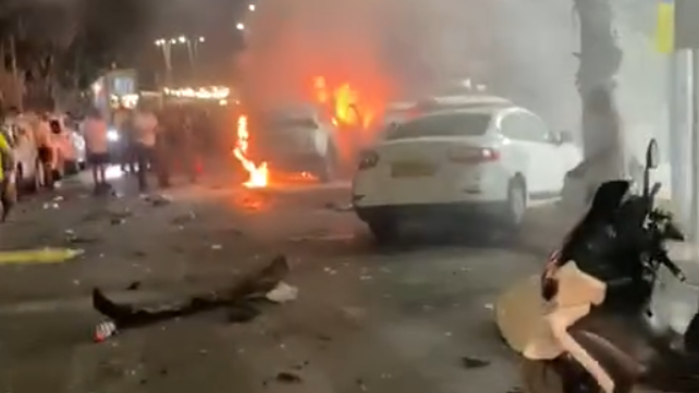 זירת הפיצוץ בעכו