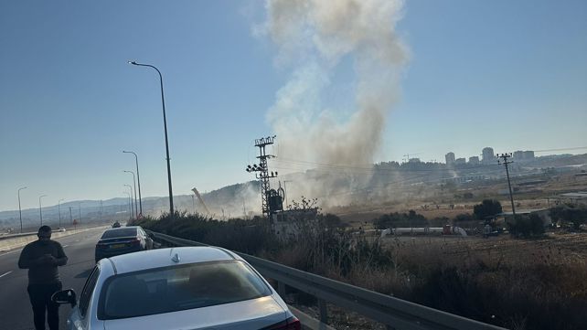 פגיעה באזור קיבוץ אפק