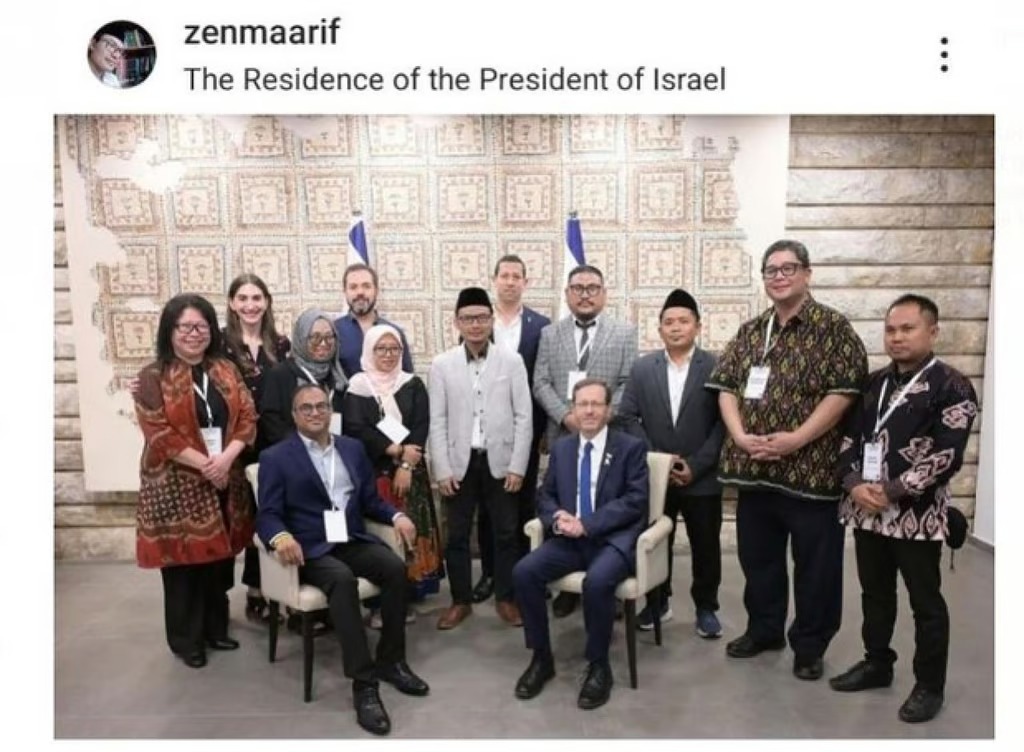 ביקור אנשי הדת מאינדונזיה בישראל והפגישה עם הנשיא הרצוג