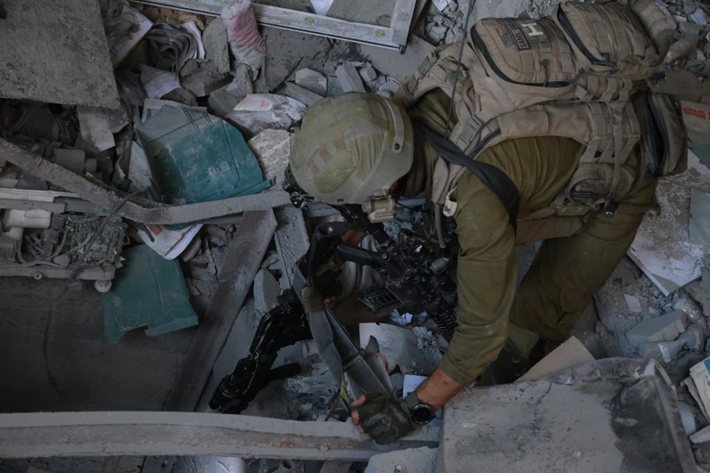 צה"ל חושף מארב של חמאס ליד פיר מנהרה