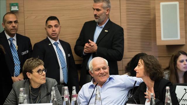 חיים כץ בדיון החסינות בוועדת הכנסת