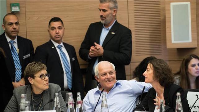 חיים כץ בדיון החסינות בוועדת הכנסת