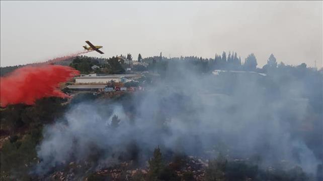 שריפה במושב אבן ספיר, יוני 2019