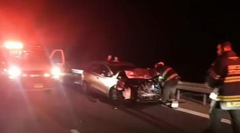תאונת שרשרת בכביש 6 ליד קריית גת: אישה נהרגה ו-4 נפצעו קל