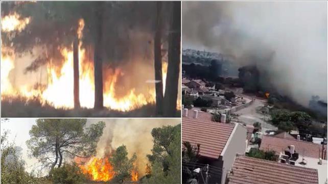 שריפות בבית שמש ובמורדות ירושלים, 26.8.19