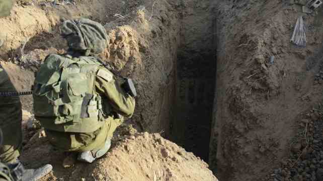 חיילי צה"ל לאחר חשיפת מנהרה, צילום ארכיון