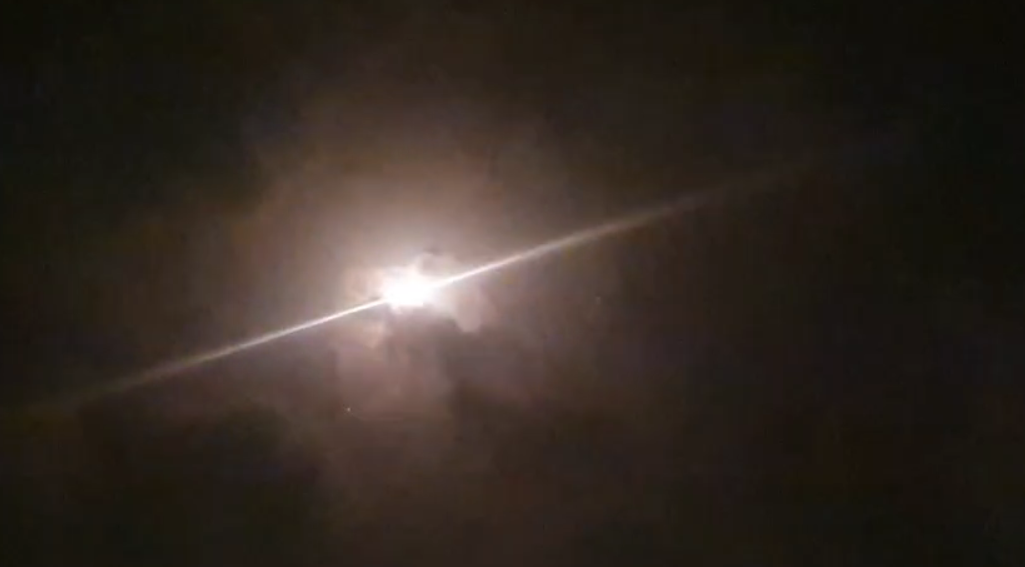 תיעוד יירוט טיל איראני בשמי הארץ