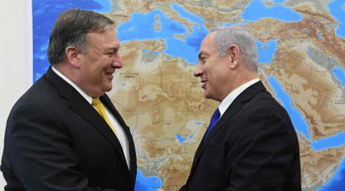 פומפאו נפגש עם נתניהו: "נפרוש מהסכם הגרעין אם לא יתוקן"