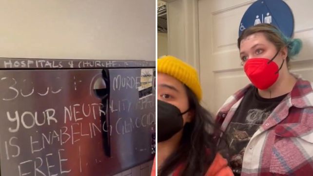 עובדים במסעדה בארה"ב מונעים מאישה כניסה לשירותים 07.12.23