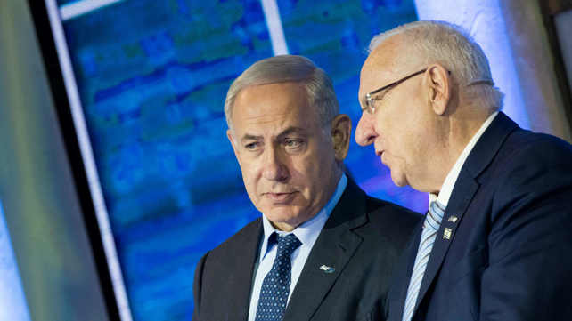 בנימין נתניהו וראובן ריבלין