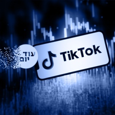 הסוף של טיקטוק ריבועי כחול