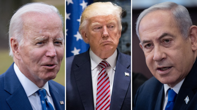 נתניהו טראמפ וביידן