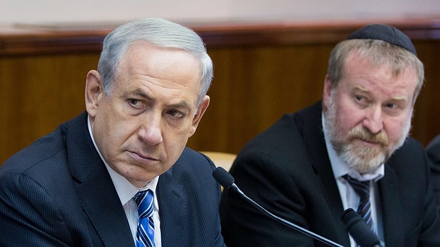 אביחי מנדלבליט ובנימין נתניהו