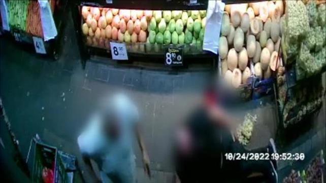 תיעוד מניסיון החיסול בחנות ירקות בבת ים 25.10.22