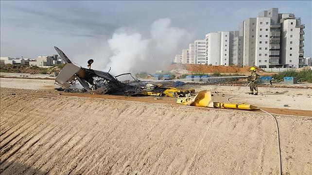 מטוס ריסוס התרסק בשדרות