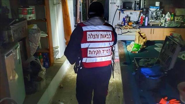 השריפה בדירה ברחוב הנטקה בירושלים 27.11.19
