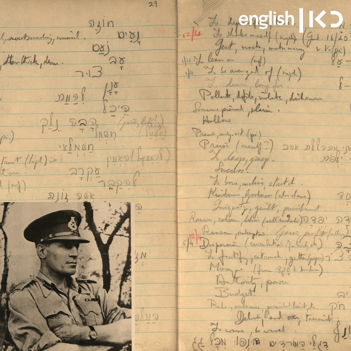 National Library gifted personal archive of British officer who shaped Israel's combat doctrine