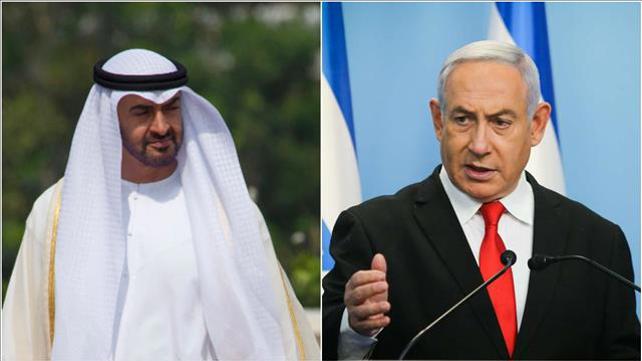 בנימין נתניהו ומוחמד בן זיאד