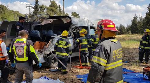 "נרדם וראשו נשמט": אישום נגד הנהג מהתאונה בכביש 443