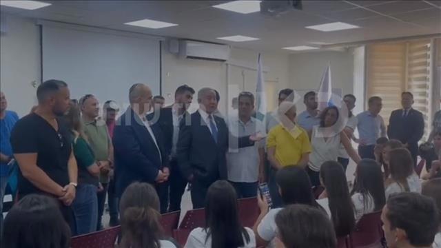 נתניהו בפתיחת שנת הלימודים בבת ים