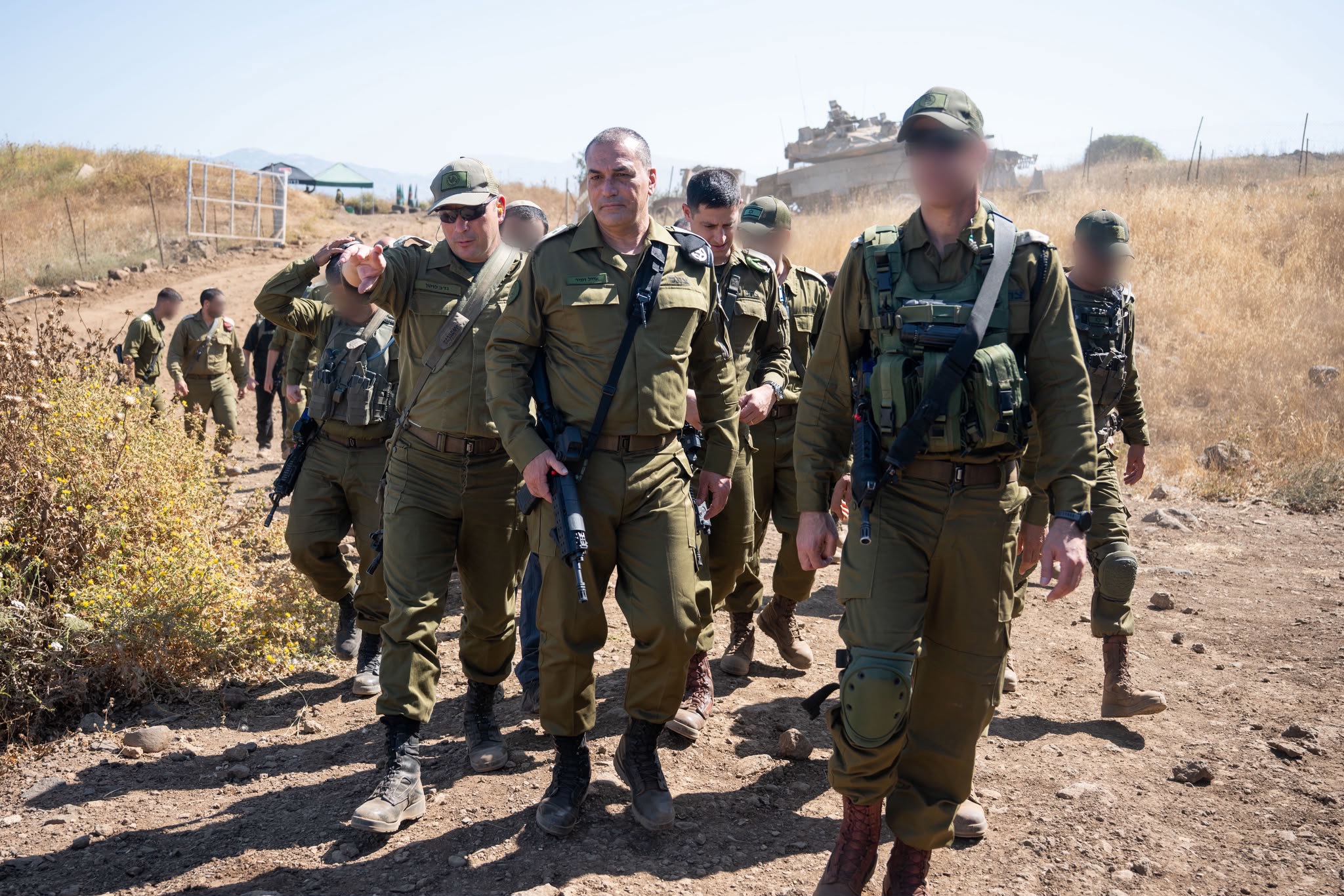 הרמטכ"ל אייל זמיר בביקור בתרגילי הכשרת מפקדים בצפון, 09.06.26