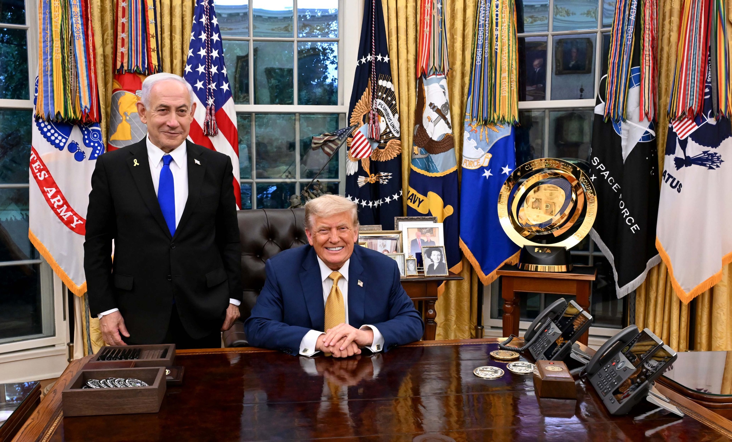 בנימין נתניהו ודונלד טראמפ