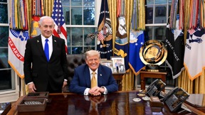 בנימין נתניהו ודונלד טראמפ