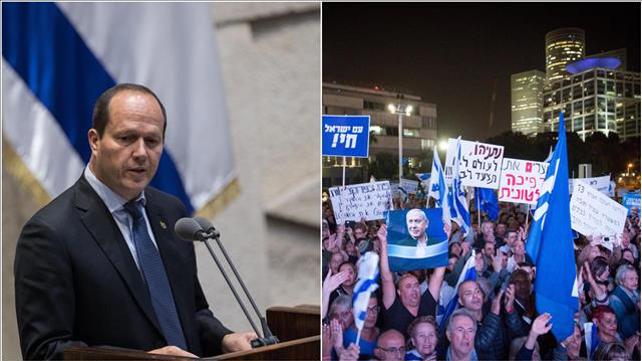 ניר ברקת והפגנות התמיכה