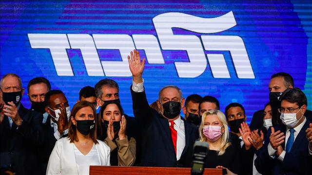 בנימין נתניהו בנאום במטה הליכוד 23.03.21