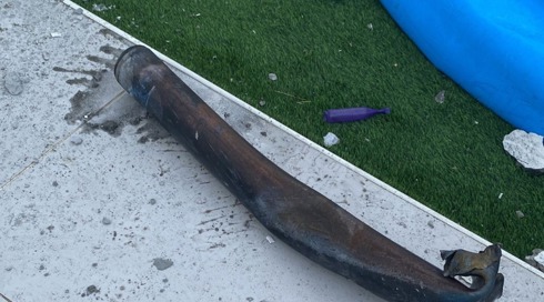 הרקטה אותרה בבריכת הילדים: "נס גדול, מוכן לעזוב את העיר"