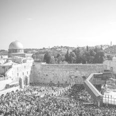 Priestly blessing at Western Wall