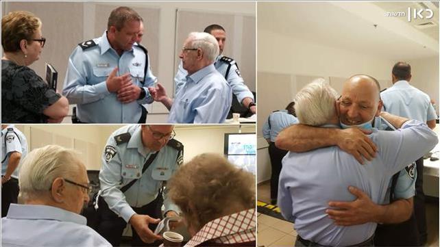 מ"מ מפכ"ל המשטרה ניצב מוטי כהן ובכירים במשטרה באירוע השקת ספר, 1 ביוני 2020