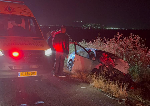 תאונת דרכים סמוך לגניגר