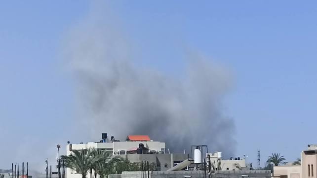 דיווח פלסטיני: חיל האוויר תקף בשכונת אלמנארה שמדרום לח'אן יונס