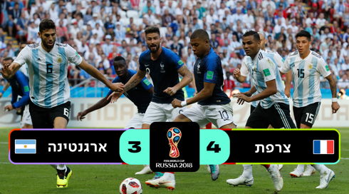 צרפת נגד ארגנטינה 2018
