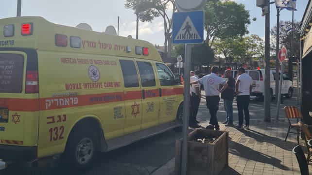 זירת דליפת הגז בבאר שבע
