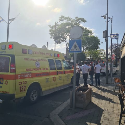 זירת דליפת הגז בבאר שבע