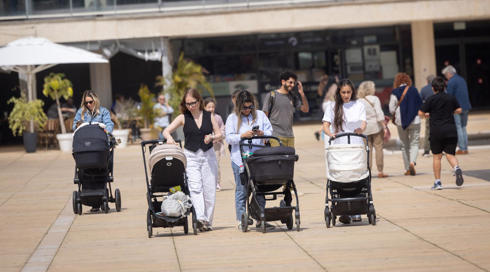 לראשונה: קצב גידול האוכלוסייה בישראל ירד לפחות מאחוז