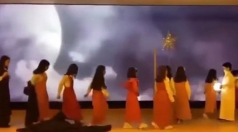 תיעוד הצגה של ילדות בסעודיה מעורר סערה במדינה