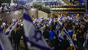 מחאה, הפגנה, ימין, הרפורמה המשפטית