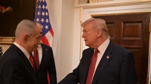 טראמפ אחרי הפגישה עם נתניהו: "התעקשתי שהמו"מ יימשך"